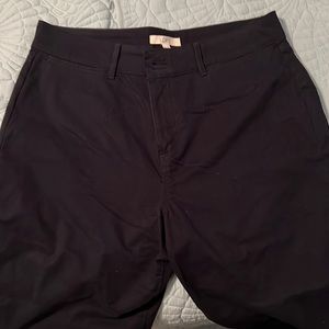 LOFT size 10 navy pants, 97% cotton, 3% spandex, worn once